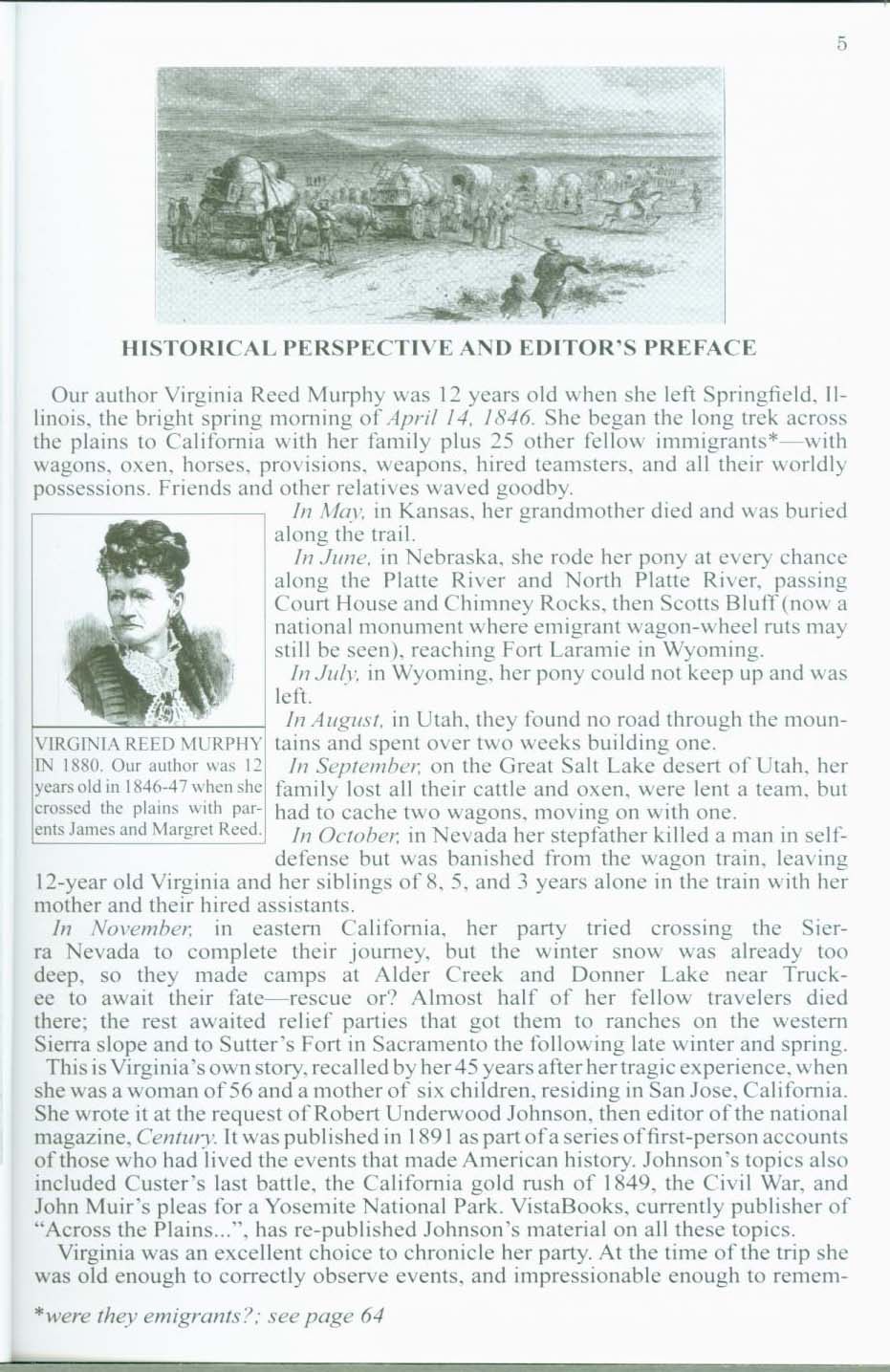 across the plains in the donner party: a personal narrative of the overland trip to California, 1846-47. vist 0099c